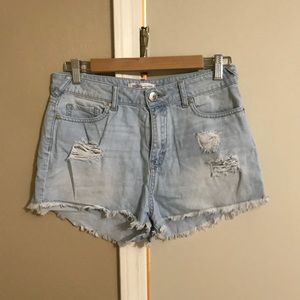 BCBG denim shorts